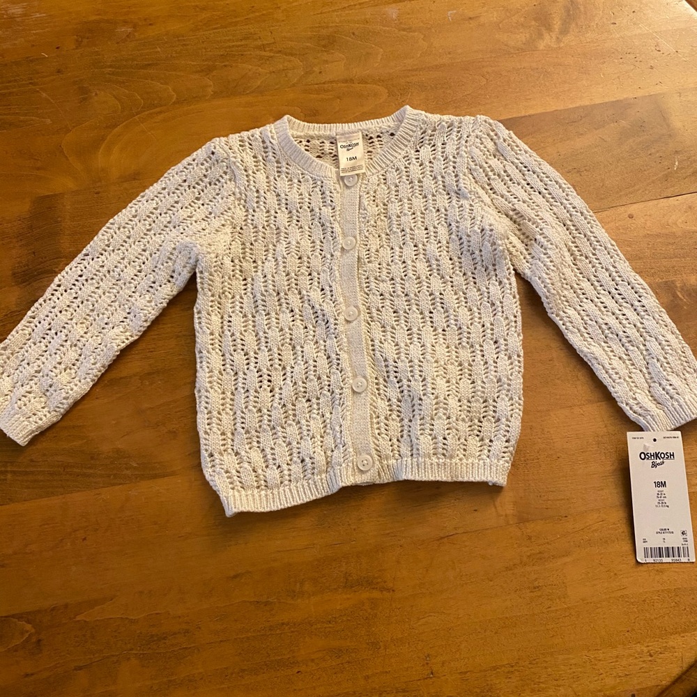 OshKosh cardigan 18m